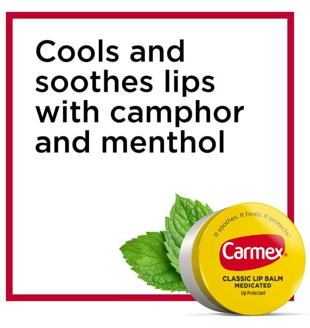 image:imageCarmex Classic Lip Balm Medicated 035 oz3 Count 025 Ounce each