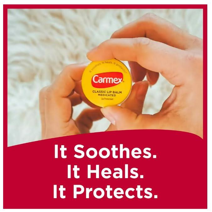image:imageCarmex Classic Lip Balm Medicated 035 oz3 Count 025 Ounce each