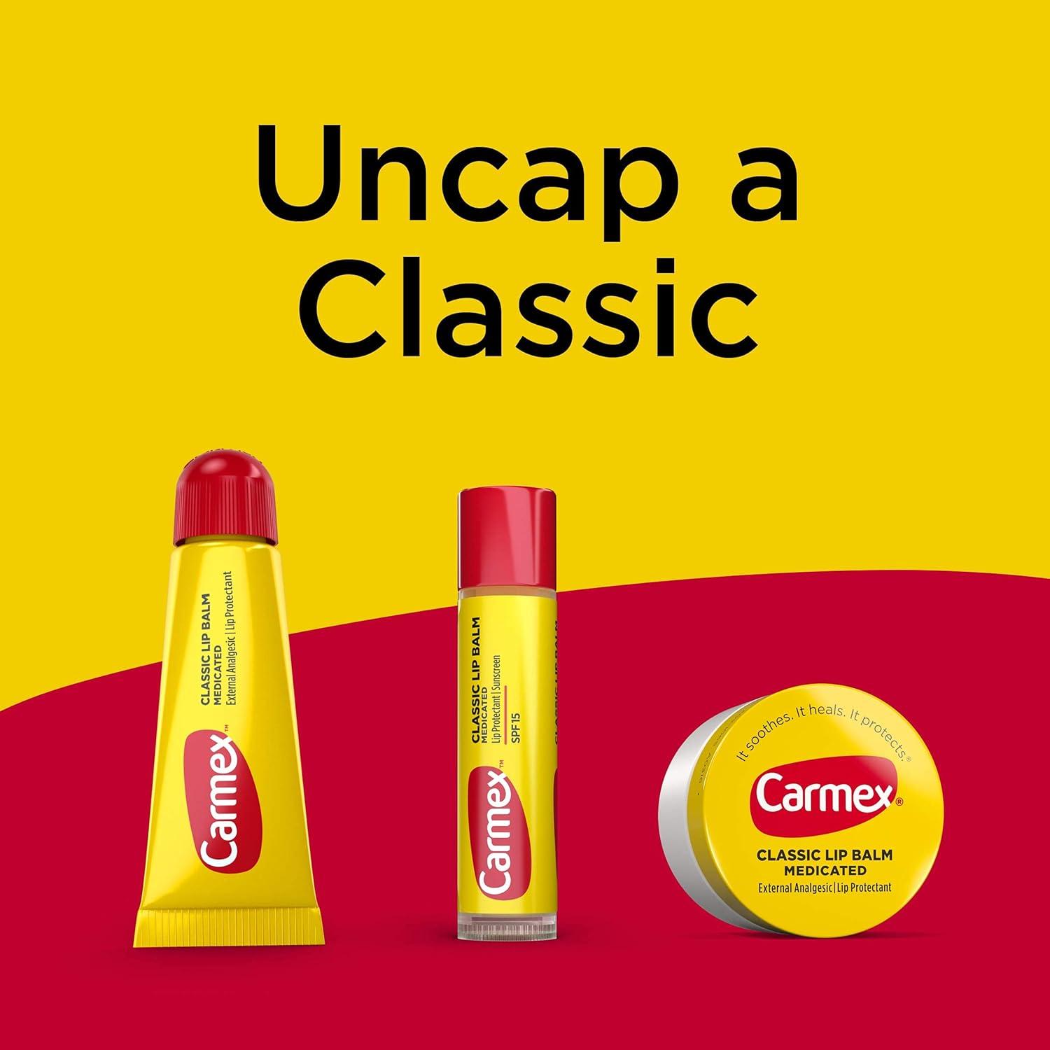 image:imageCarmex Classic Lip Balm Medicated 035 oz9 Count 035 Ounce each