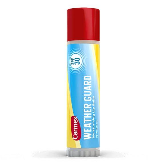 image:imageCarmex Weather Guard Moisturizing Lip Balm Stick SPF 30 Sunscreen Broad Spectrum 4 Count 4 Packs of 1