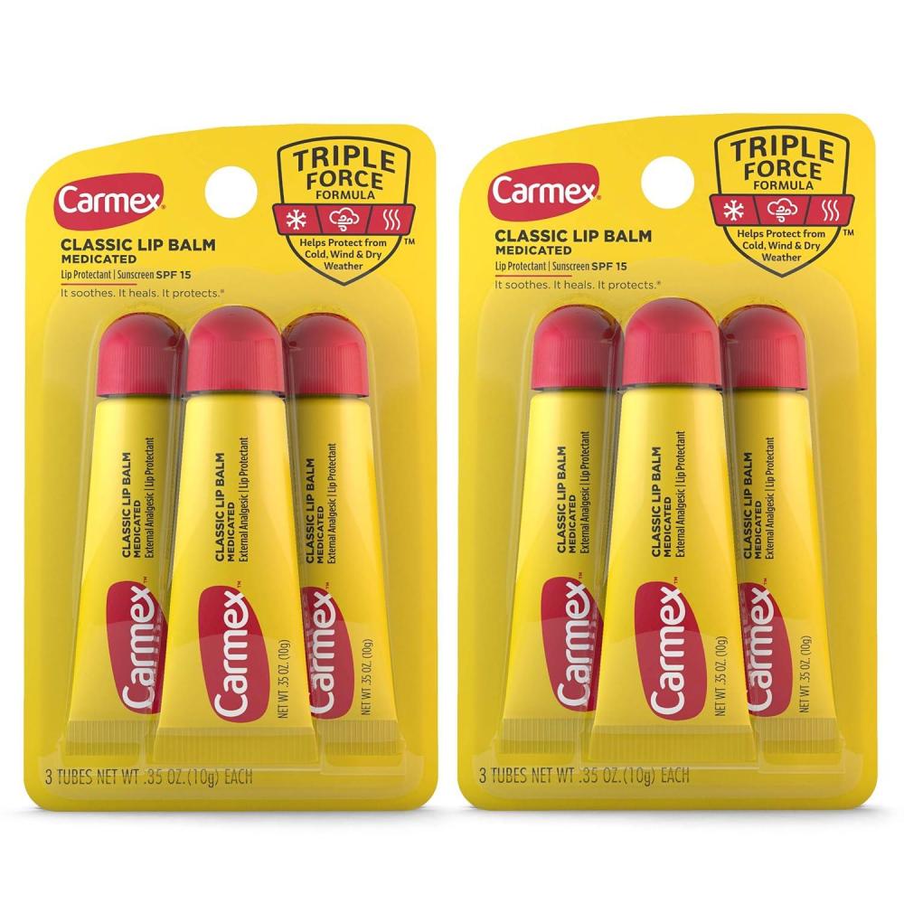 image:imageCarmex Classic Lip Balm Medicated 035 oz6 Count 035 Ounce each