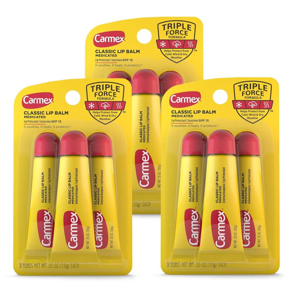 image:imageCarmex Classic Lip Balm Medicated 035 oz9 Count 035 Ounce each